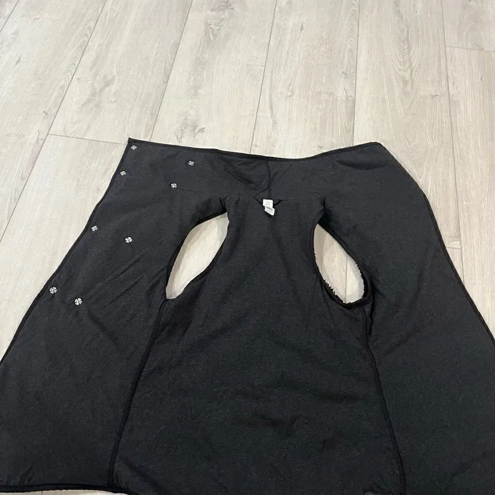 Ivivva by Lululemon girl's reversible fuzzy vest size 12